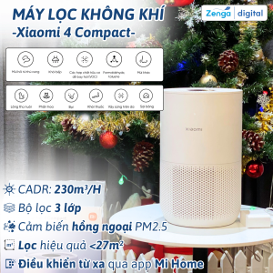 Máy lọc không khí Xiaomi Smart Air Purifier 4 Compact - 27W, 27m²