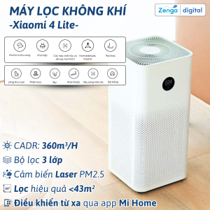 Máy lọc không khí Xiaomi Mi Air Purifier 4 Lite - 33W, 43m²